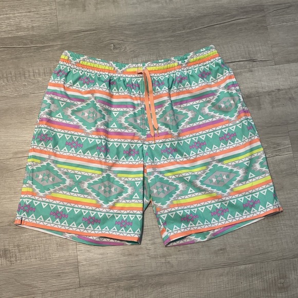 Chubbies Aztec Pattern Swim Trunks - Picture 1 of 7